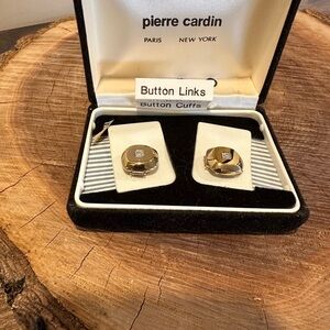 Pierre Cardin Elegant Silver Cufflinks